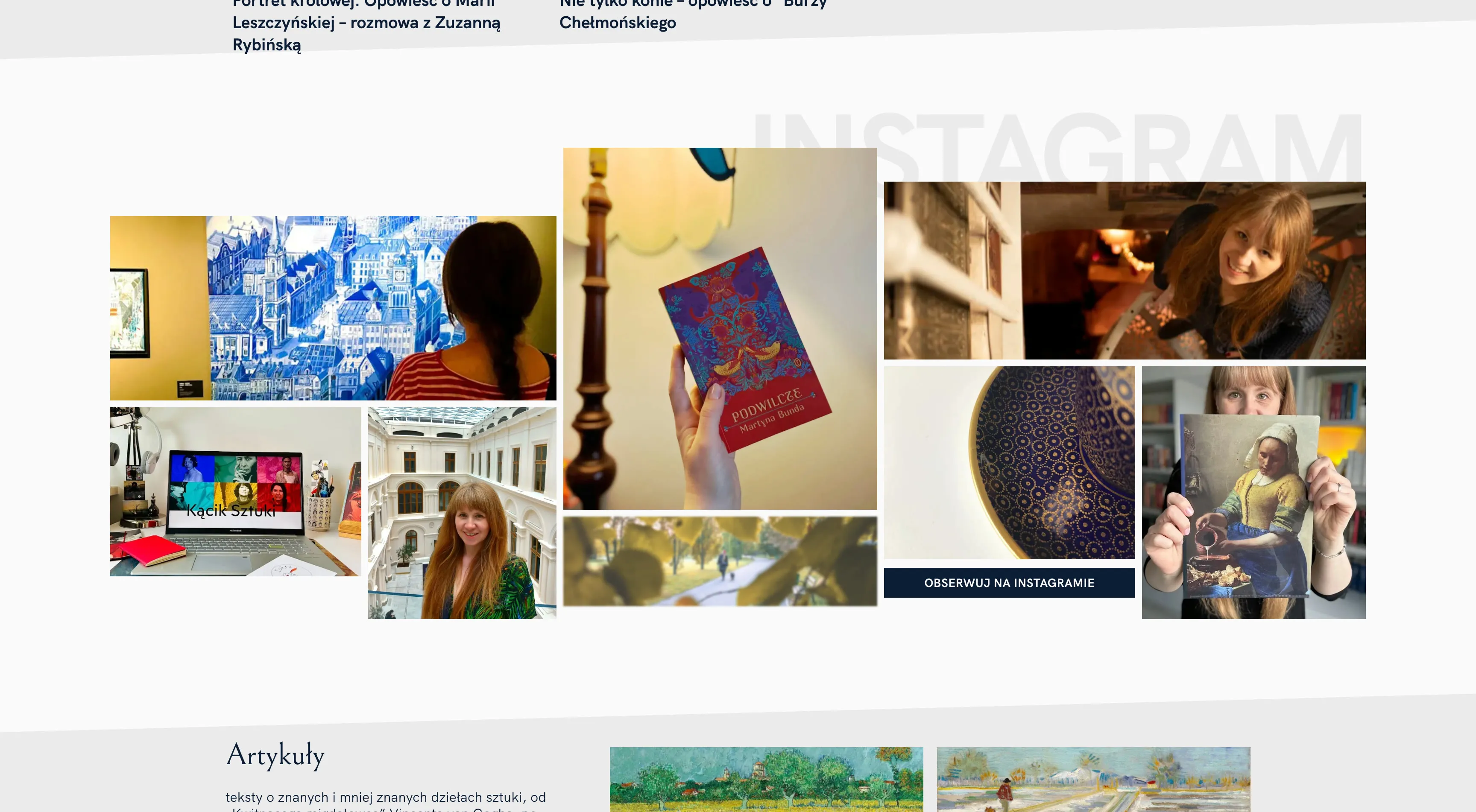 Gablotki website view 2